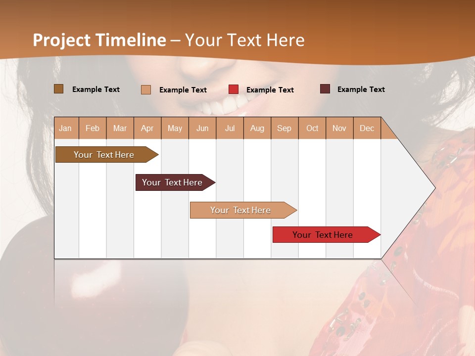 Vertical Vitamin Happy PowerPoint Template