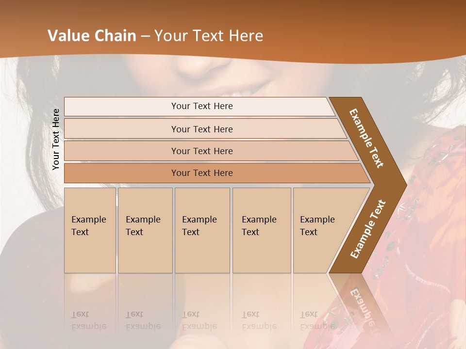 Vertical Vitamin Happy PowerPoint Template
