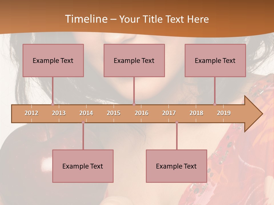 Vertical Vitamin Happy PowerPoint Template