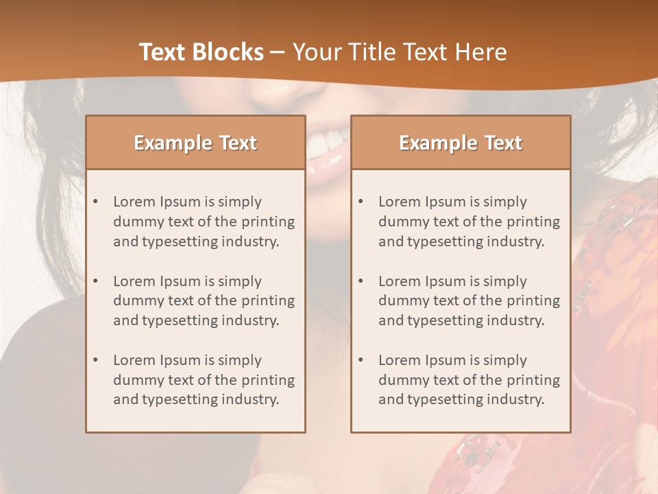 Vertical Vitamin Happy PowerPoint Template