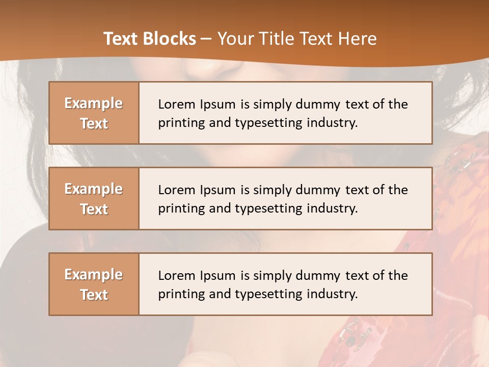 Vertical Vitamin Happy PowerPoint Template