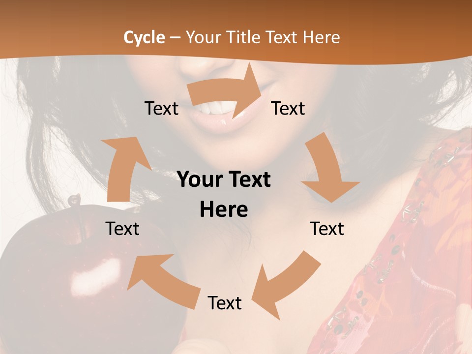 Vertical Vitamin Happy PowerPoint Template