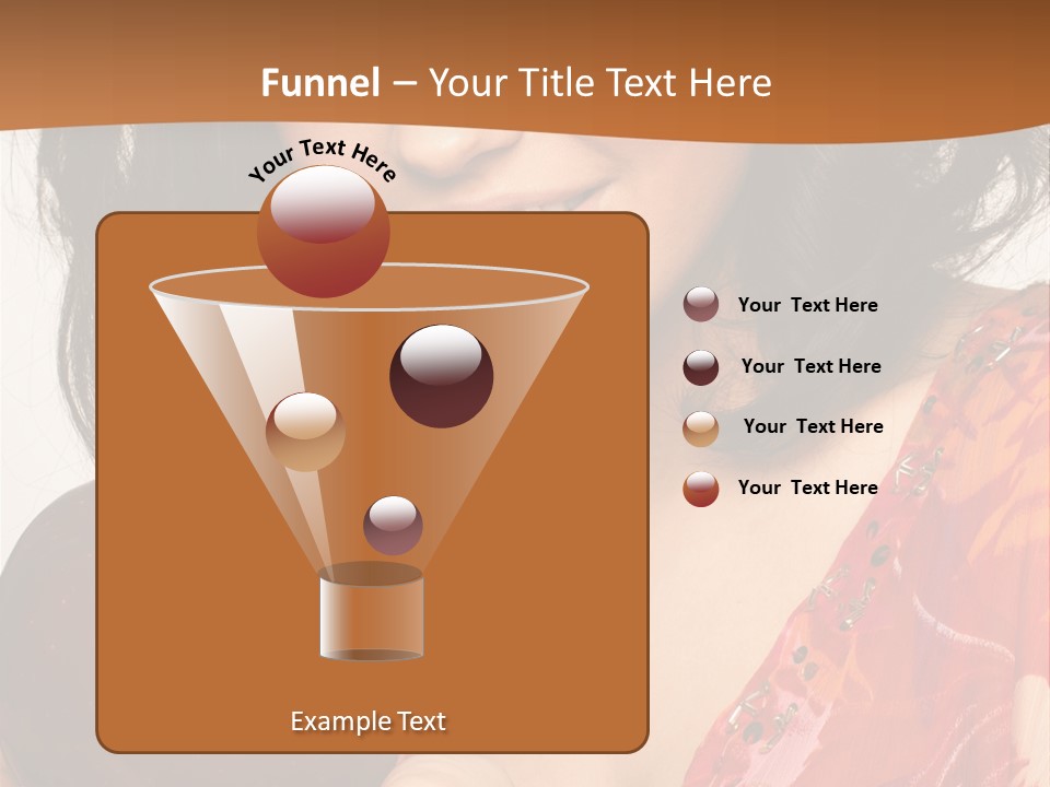 Vertical Vitamin Happy PowerPoint Template