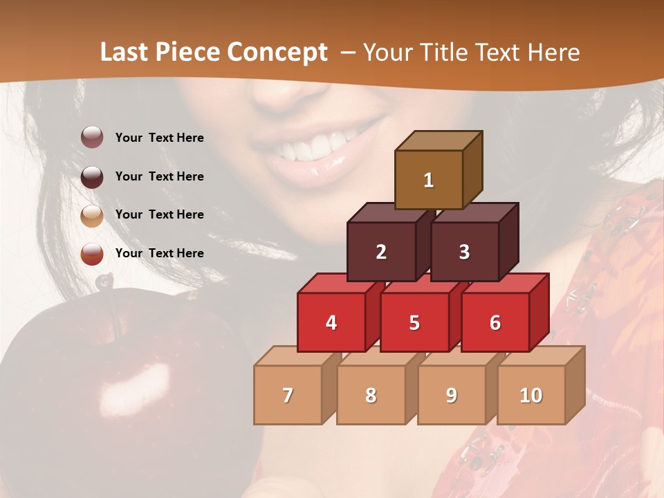 Vertical Vitamin Happy PowerPoint Template