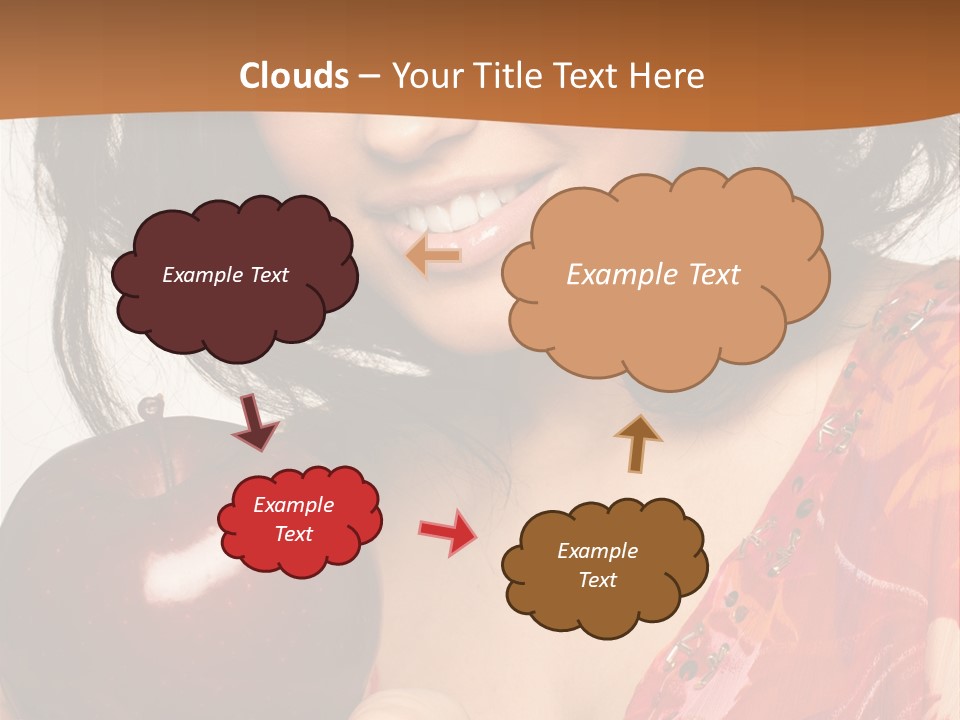 Vertical Vitamin Happy PowerPoint Template