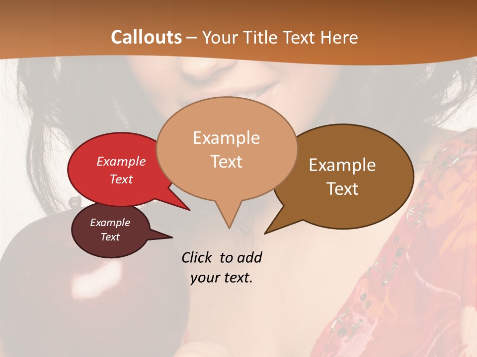 Vertical Vitamin Happy PowerPoint Template