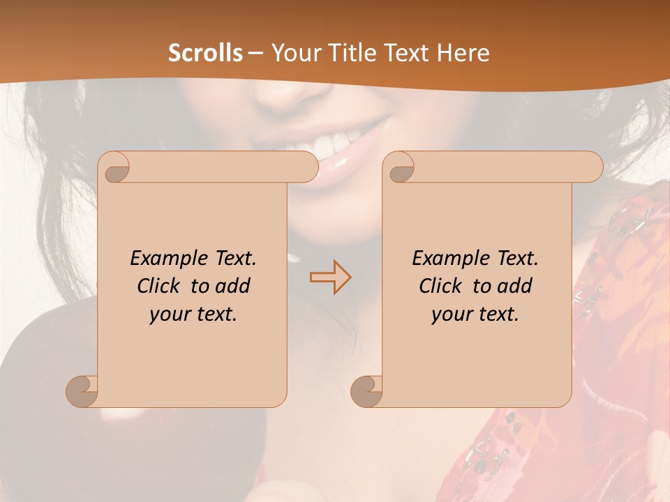 Vertical Vitamin Happy PowerPoint Template