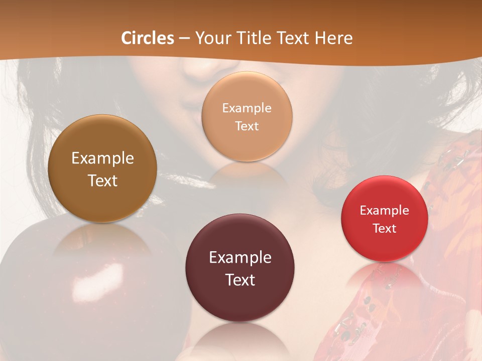 Vertical Vitamin Happy PowerPoint Template