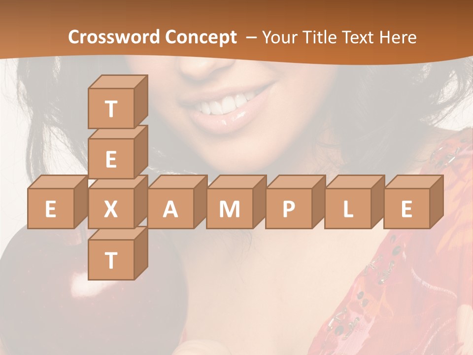 Vertical Vitamin Happy PowerPoint Template