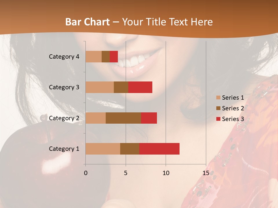 Vertical Vitamin Happy PowerPoint Template