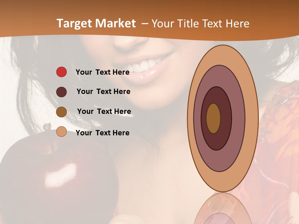 Vertical Vitamin Happy PowerPoint Template