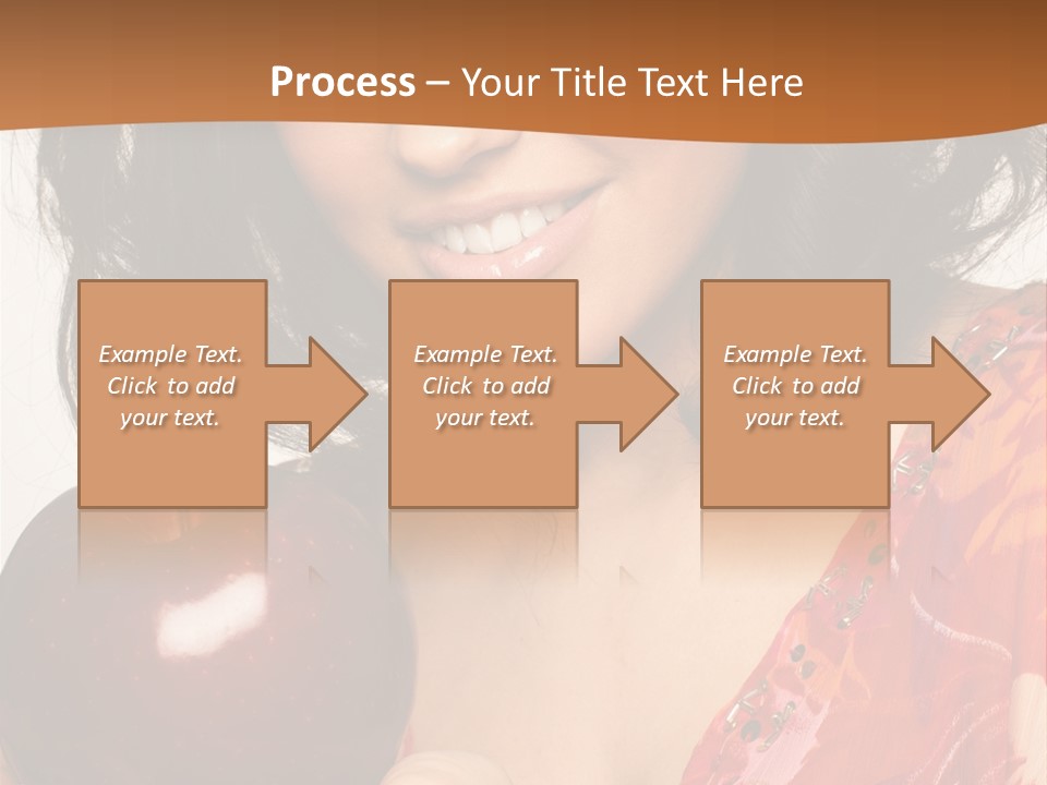 Vertical Vitamin Happy PowerPoint Template