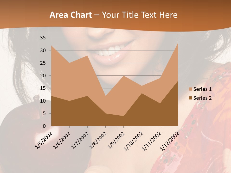 Vertical Vitamin Happy PowerPoint Template