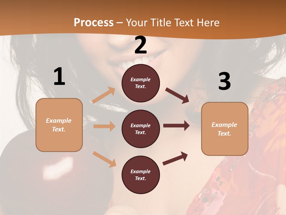 Vertical Vitamin Happy PowerPoint Template