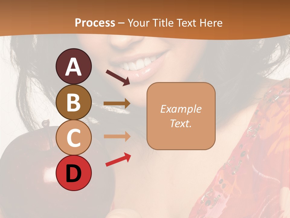 Vertical Vitamin Happy PowerPoint Template