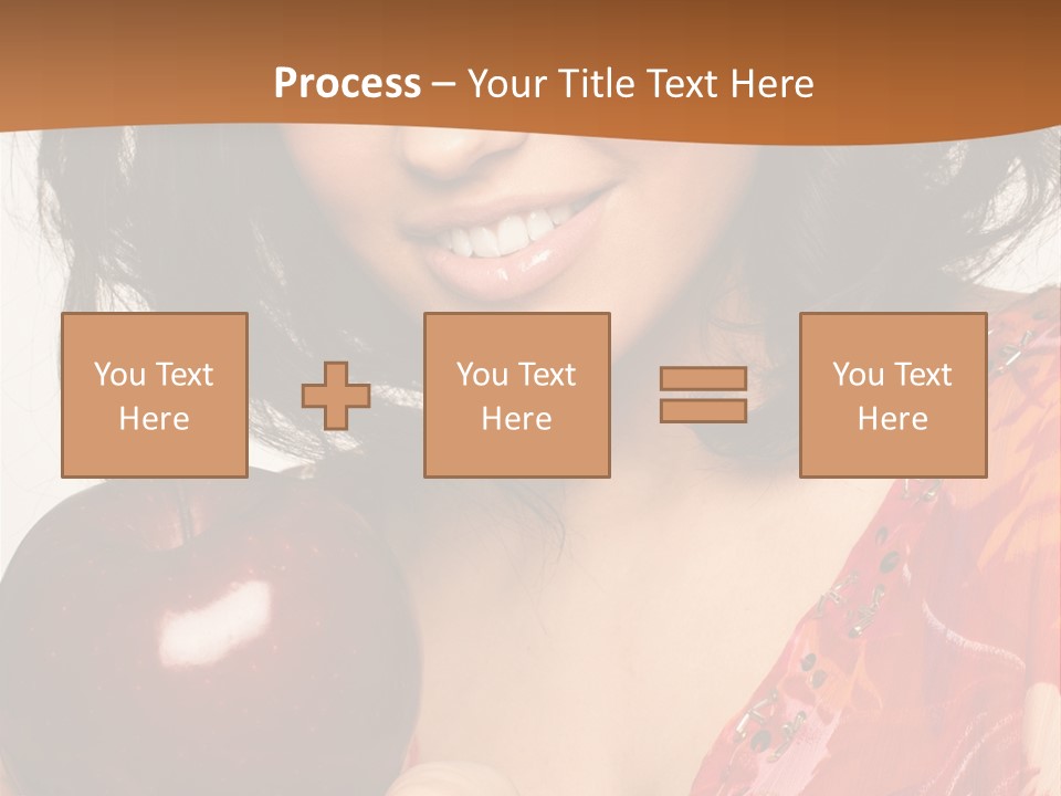 Vertical Vitamin Happy PowerPoint Template