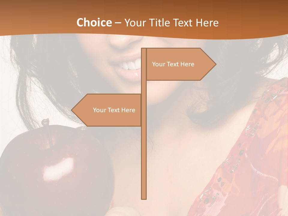 Vertical Vitamin Happy PowerPoint Template