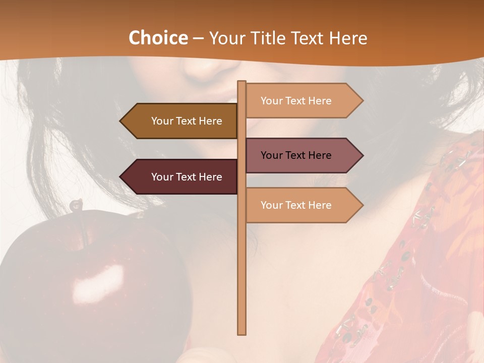 Vertical Vitamin Happy PowerPoint Template