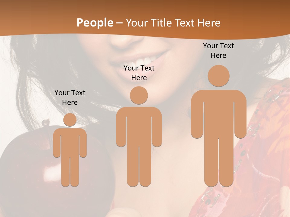 Vertical Vitamin Happy PowerPoint Template