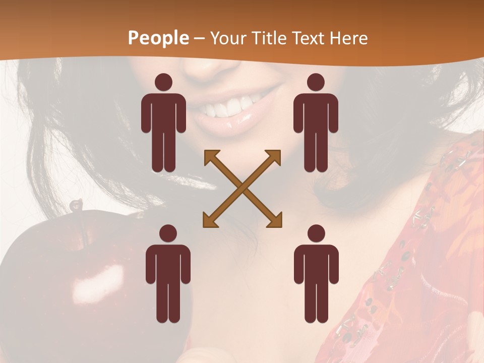 Vertical Vitamin Happy PowerPoint Template