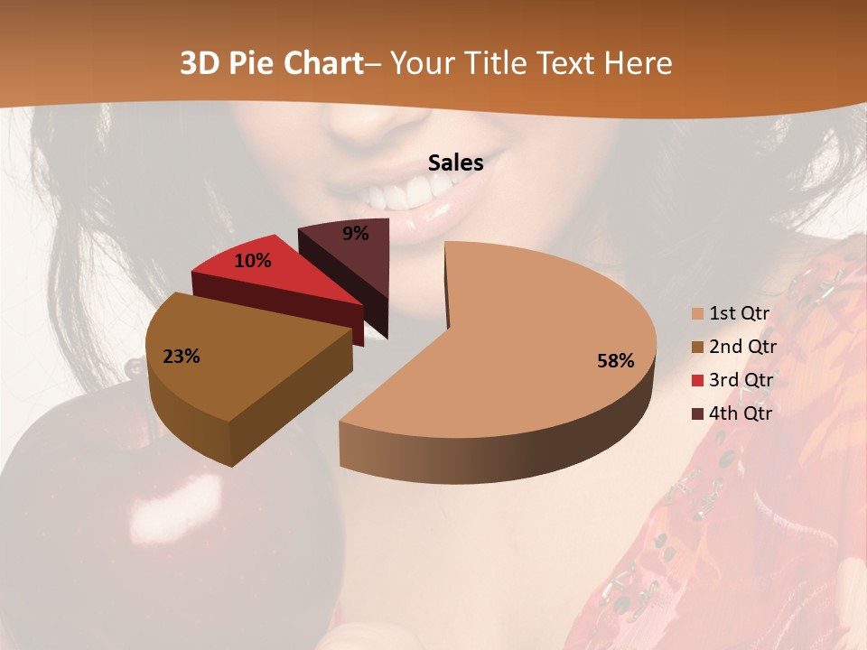 Vertical Vitamin Happy PowerPoint Template