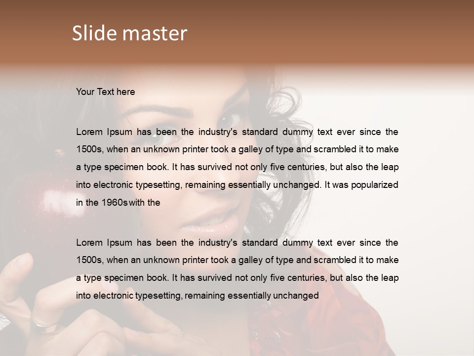 Peaceful Young Lovely PowerPoint Template