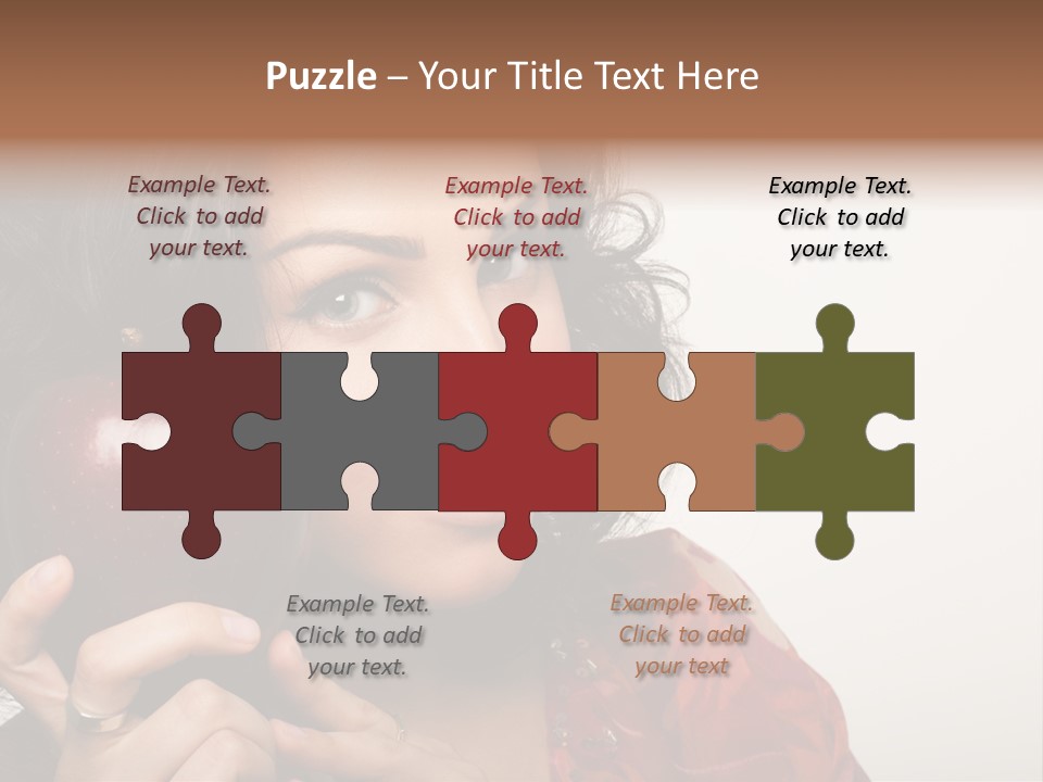 Peaceful Young Lovely PowerPoint Template