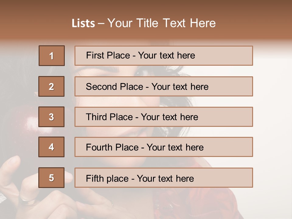Peaceful Young Lovely PowerPoint Template