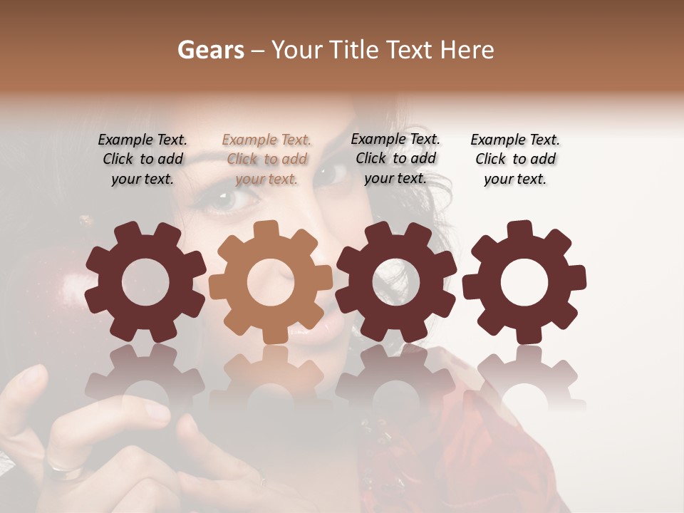 Peaceful Young Lovely PowerPoint Template