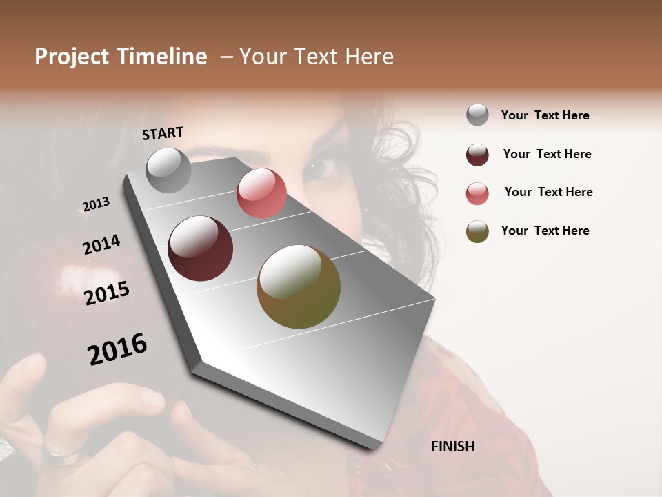 Peaceful Young Lovely PowerPoint Template