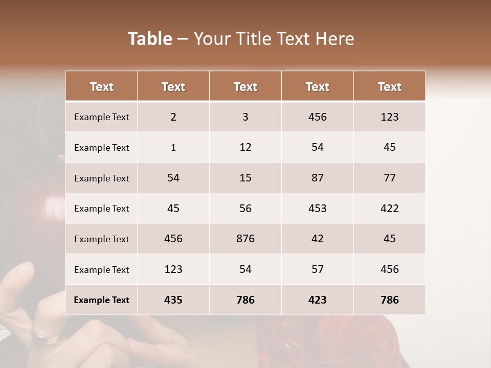Peaceful Young Lovely PowerPoint Template