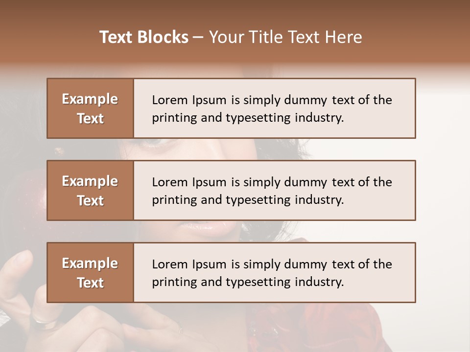 Peaceful Young Lovely PowerPoint Template