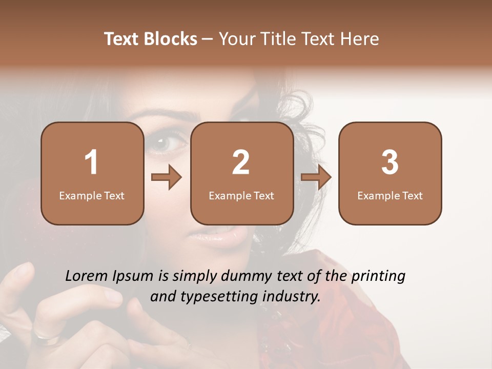 Peaceful Young Lovely PowerPoint Template