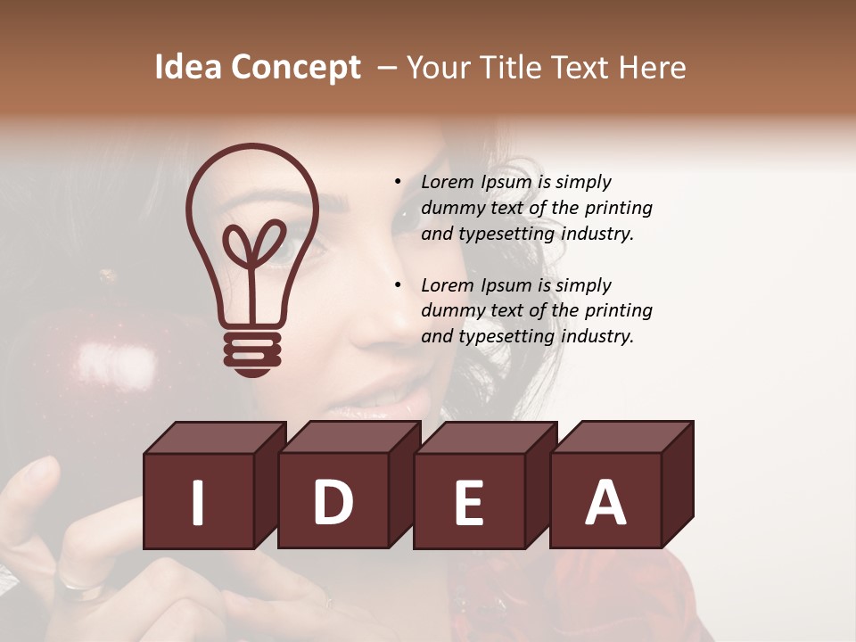 Peaceful Young Lovely PowerPoint Template