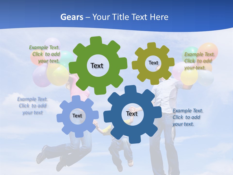 Motherhood Summer Child PowerPoint Template