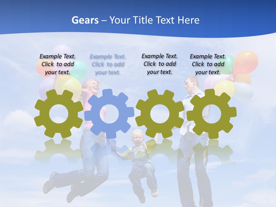 Motherhood Summer Child PowerPoint Template