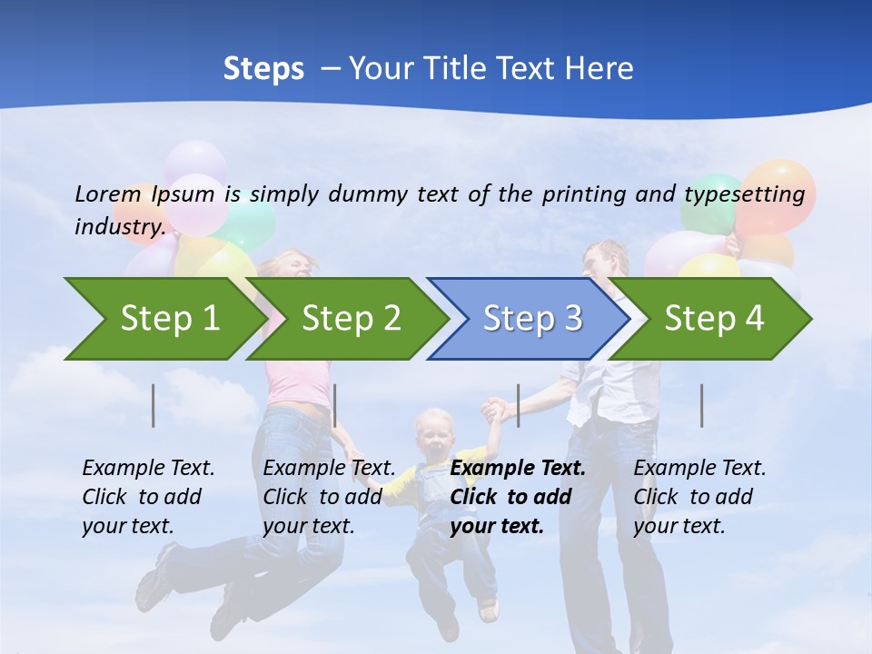 Motherhood Summer Child PowerPoint Template