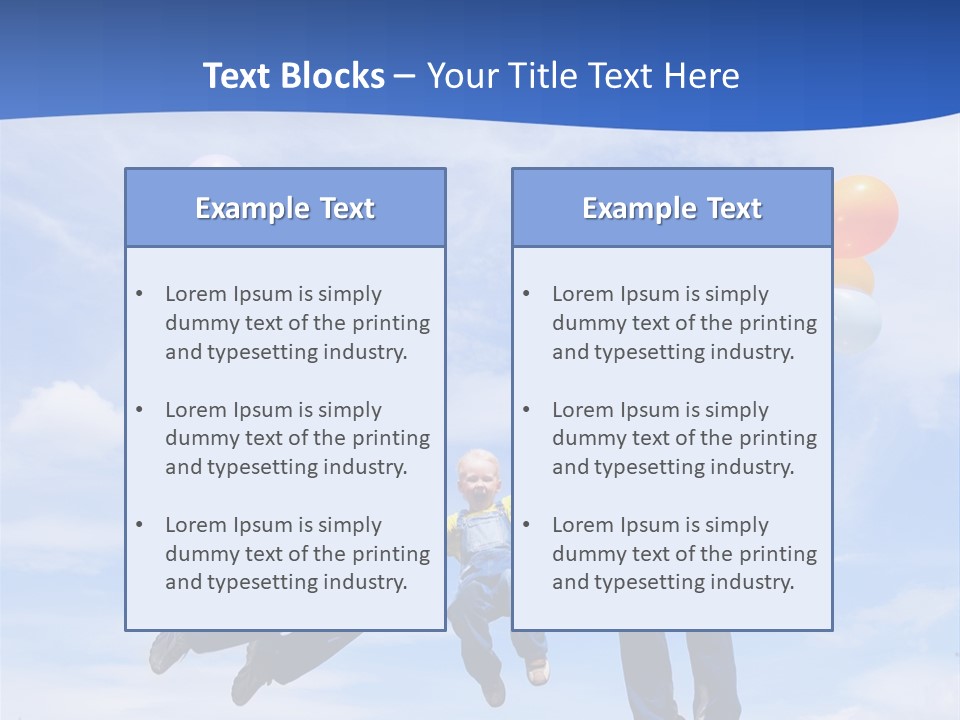 Motherhood Summer Child PowerPoint Template