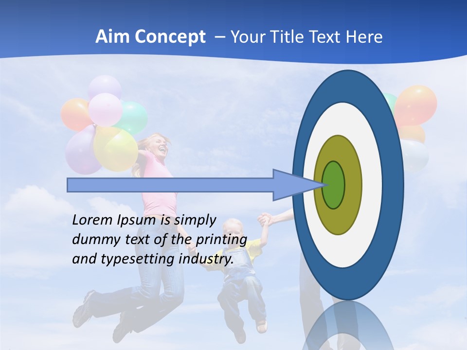 Motherhood Summer Child PowerPoint Template