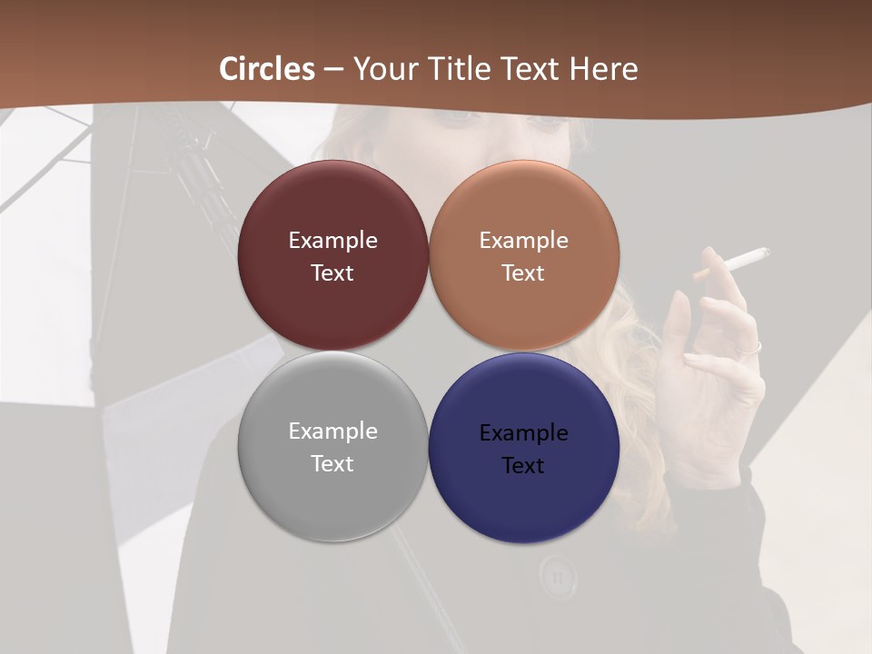 Smoking Retro Monochrome PowerPoint Template