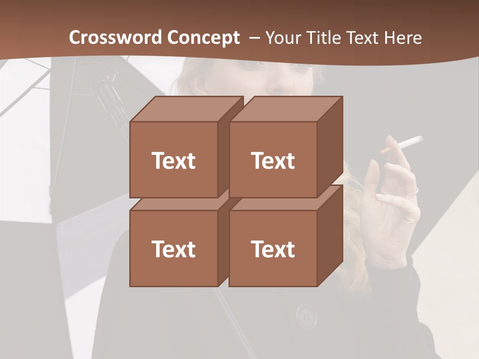 Smoking Retro Monochrome PowerPoint Template