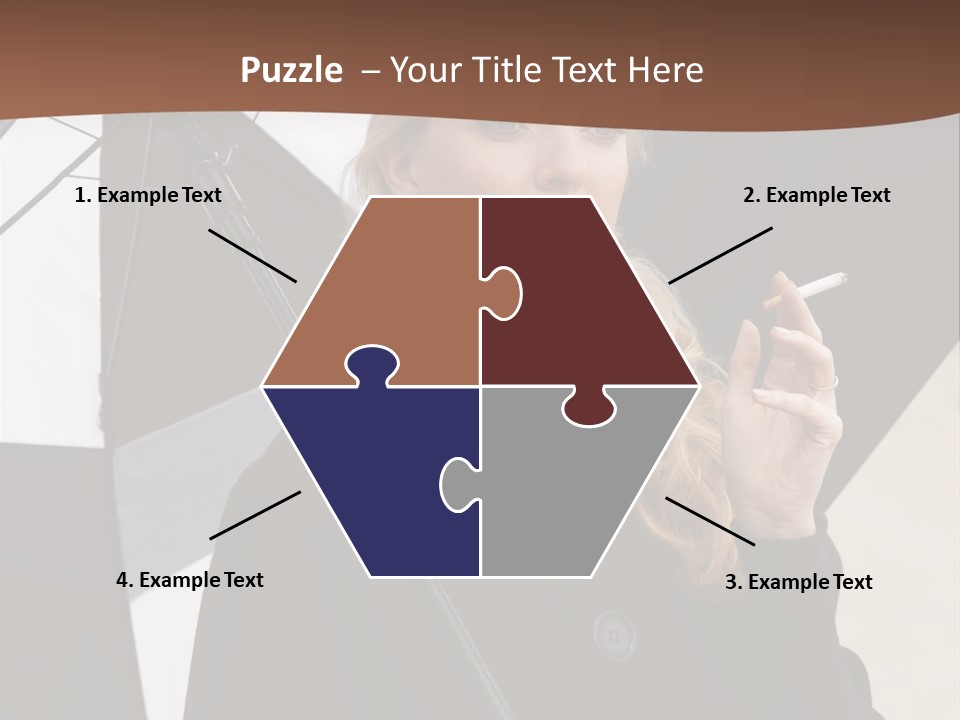 Smoking Retro Monochrome PowerPoint Template