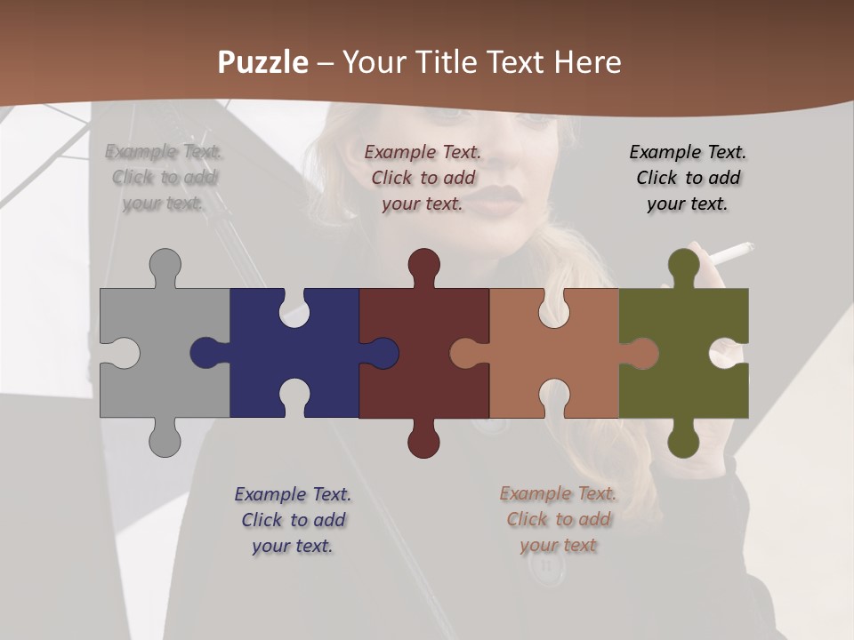 Smoking Retro Monochrome PowerPoint Template