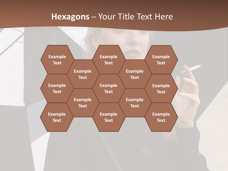 Smoking Retro Monochrome PowerPoint Template