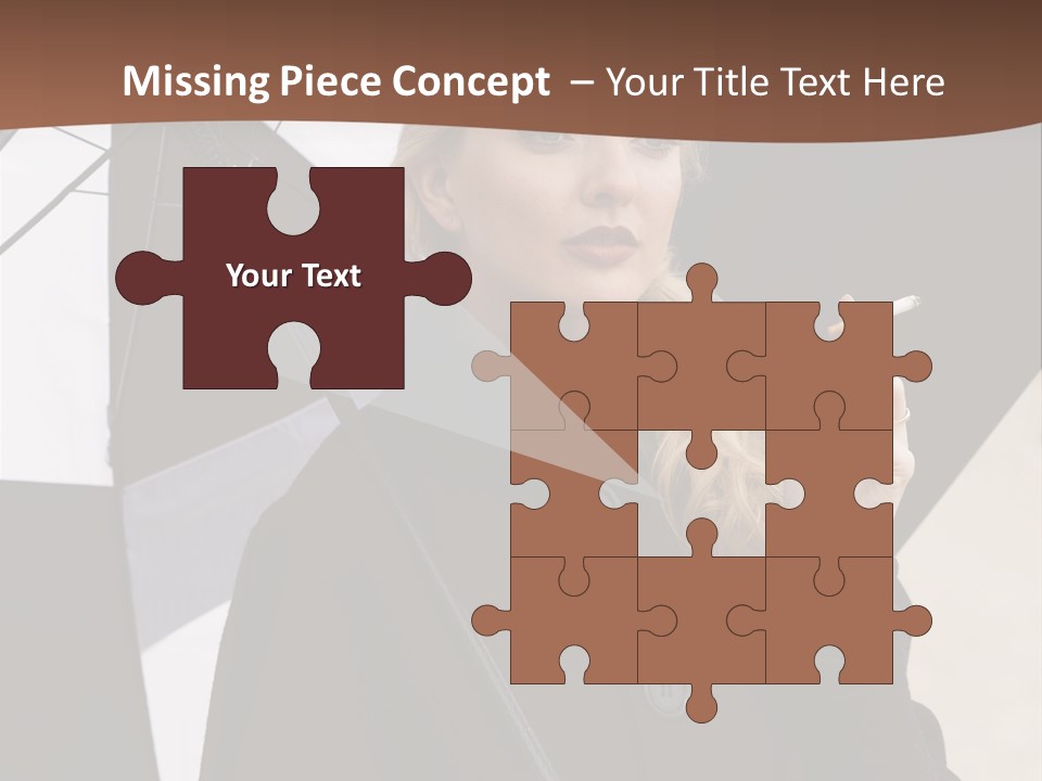 Smoking Retro Monochrome PowerPoint Template