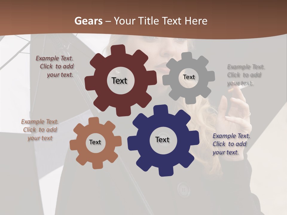 Smoking Retro Monochrome PowerPoint Template