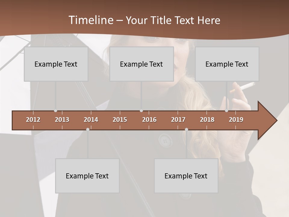 Smoking Retro Monochrome PowerPoint Template
