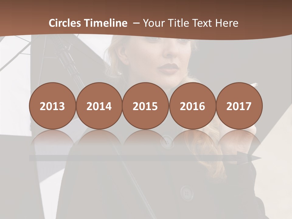 Smoking Retro Monochrome PowerPoint Template