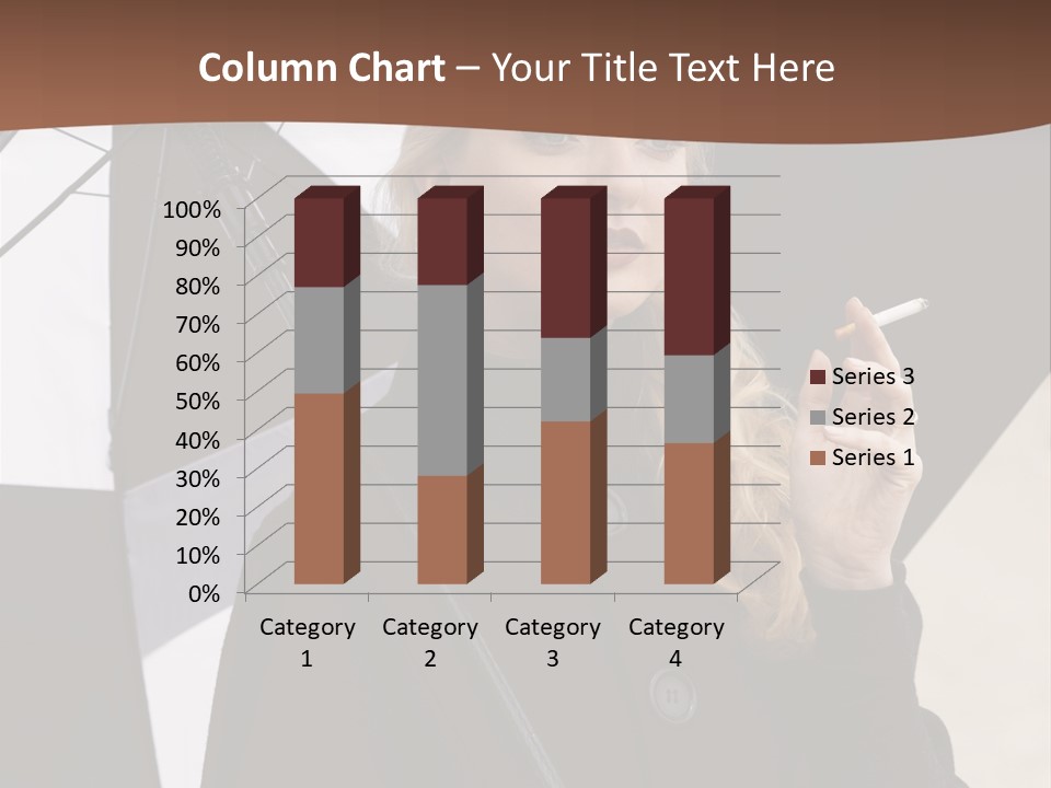 Smoking Retro Monochrome PowerPoint Template