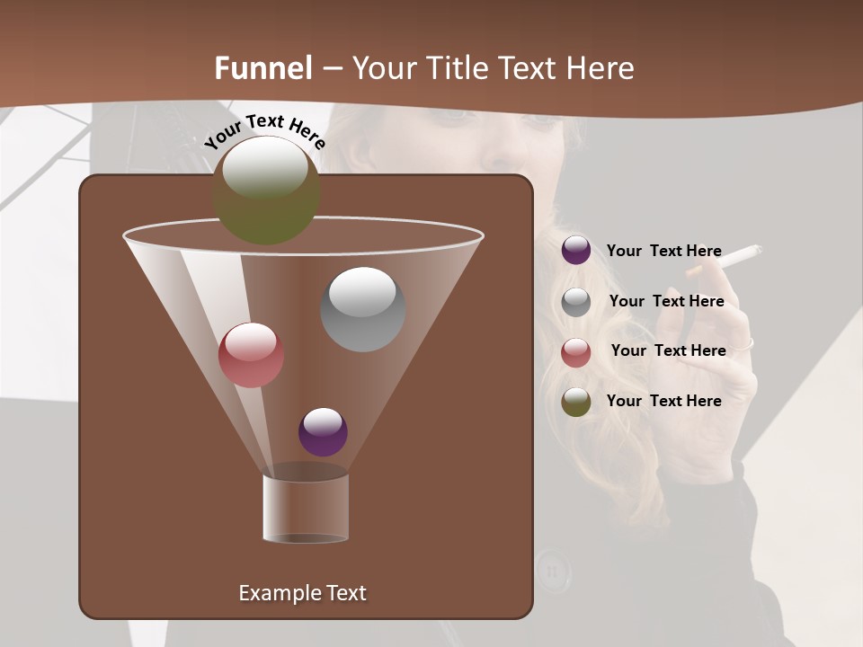 Smoking Retro Monochrome PowerPoint Template